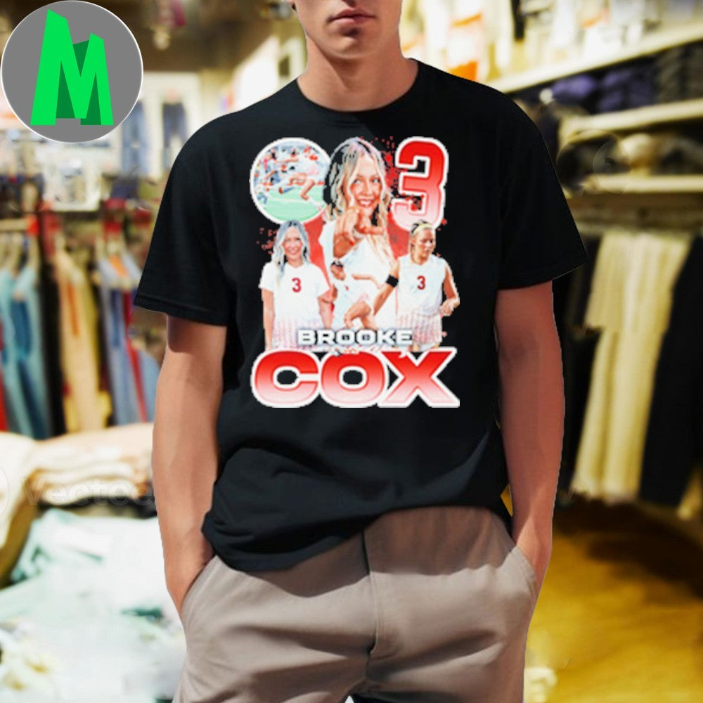 Design Brooke Cox #3 Soccer Player Graphic T-Shirt