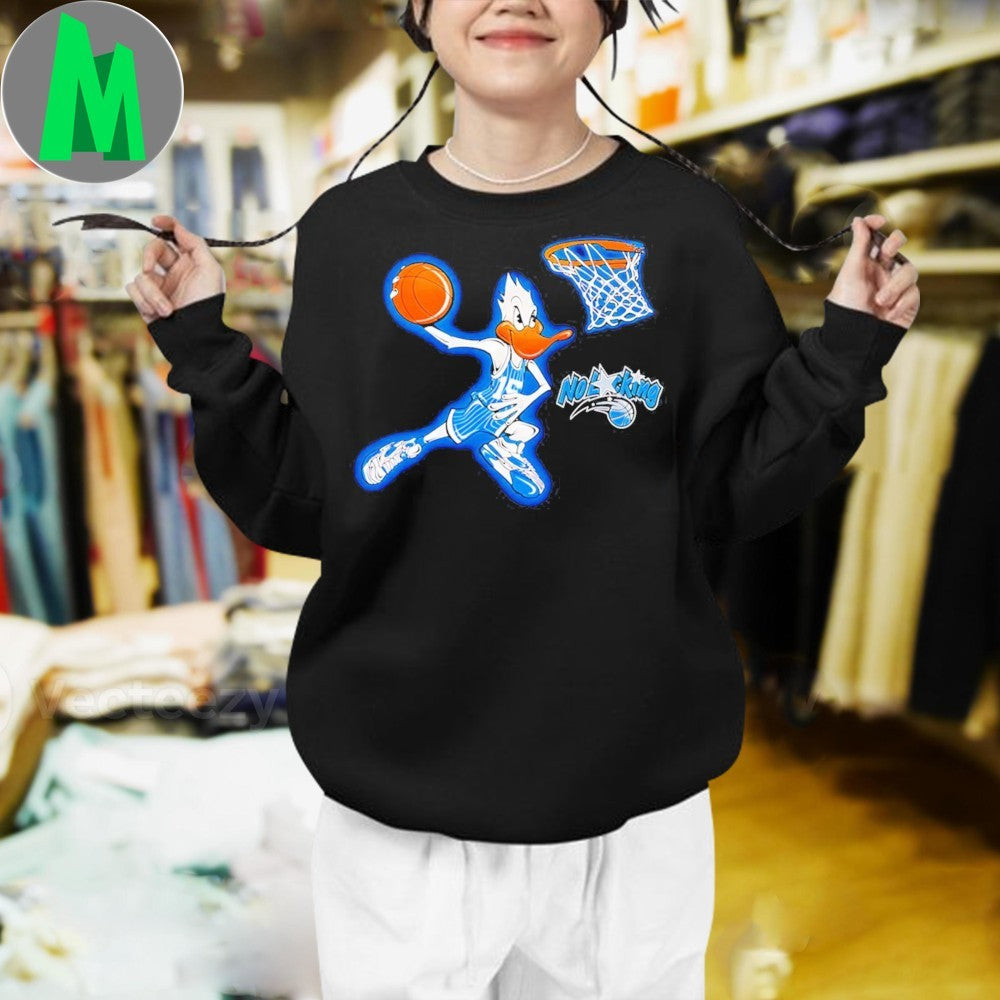 Design Cartoon Duck Basketball Player Graphic T-Shirt