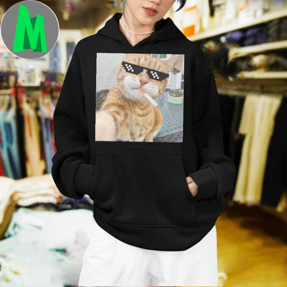 Design Cool ahh cat Cringey Shirt