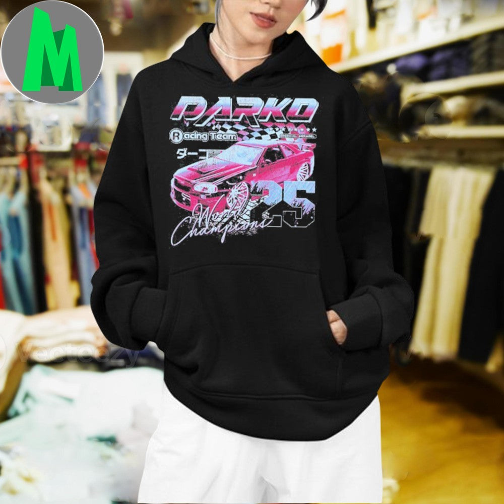 Design Darko Racing Team 2025 World Champions Car Graphic T-Shirt