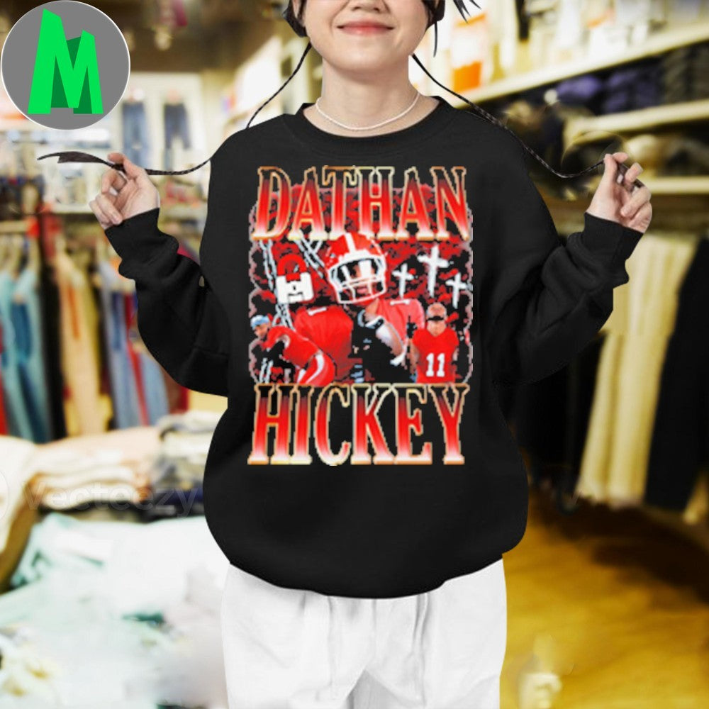 Design Dathan Hickey #11 Football Player Graphic T-Shirt