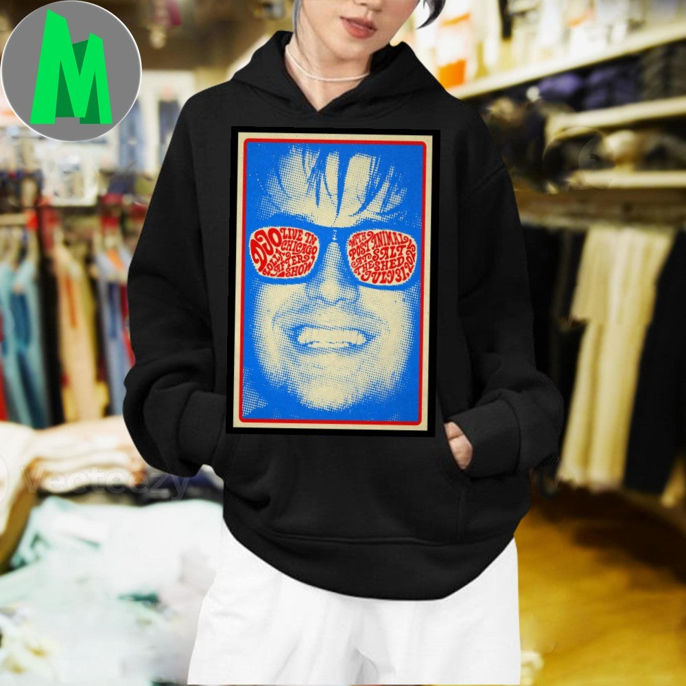 Design Djo Post Animal The Salt Shed Chicago 2025 Concert Poster Shirt