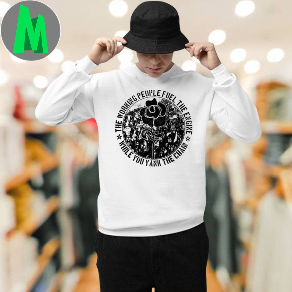 Design Dropkick Murphys Punk Rock For The People Working Class Yank The Chain Band Merch Shirt