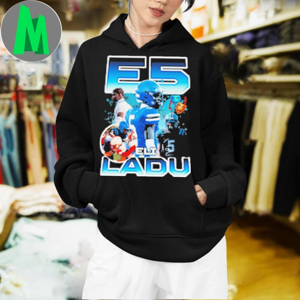 Design Eli Ladu #5 Football Player Shirt