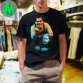 Design Funny Titanic Meme Jack Middle Finger Ice Water Scene Shirt