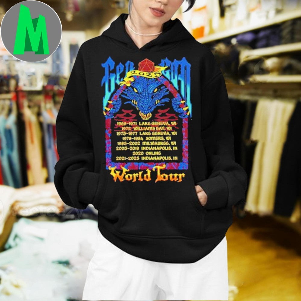 Design Gen Con World Tour 2025 Shirt