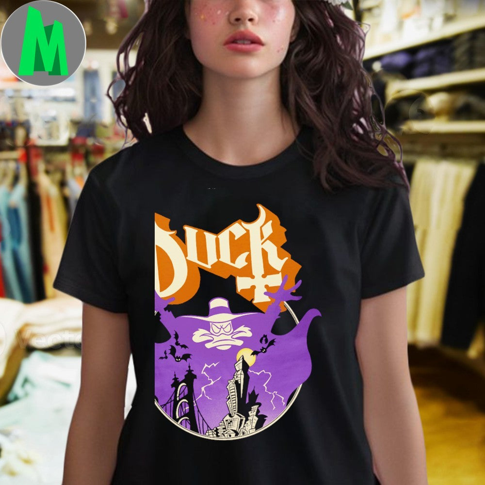 Design Ghost Duck Darkwing Duck Style Graphic T-Shirt