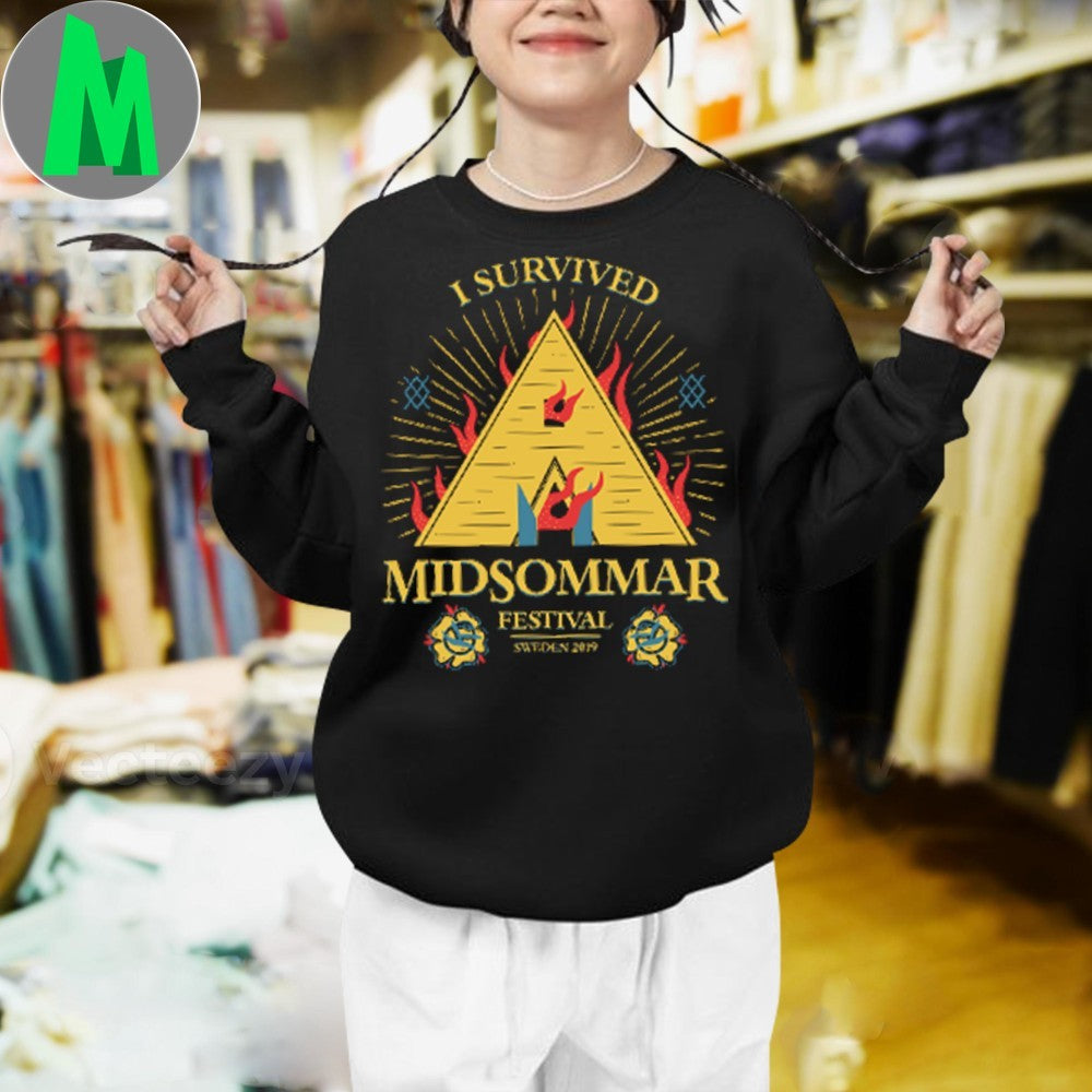 Design I Survived Midsommar Festival 2019 Horror Movie Shirt