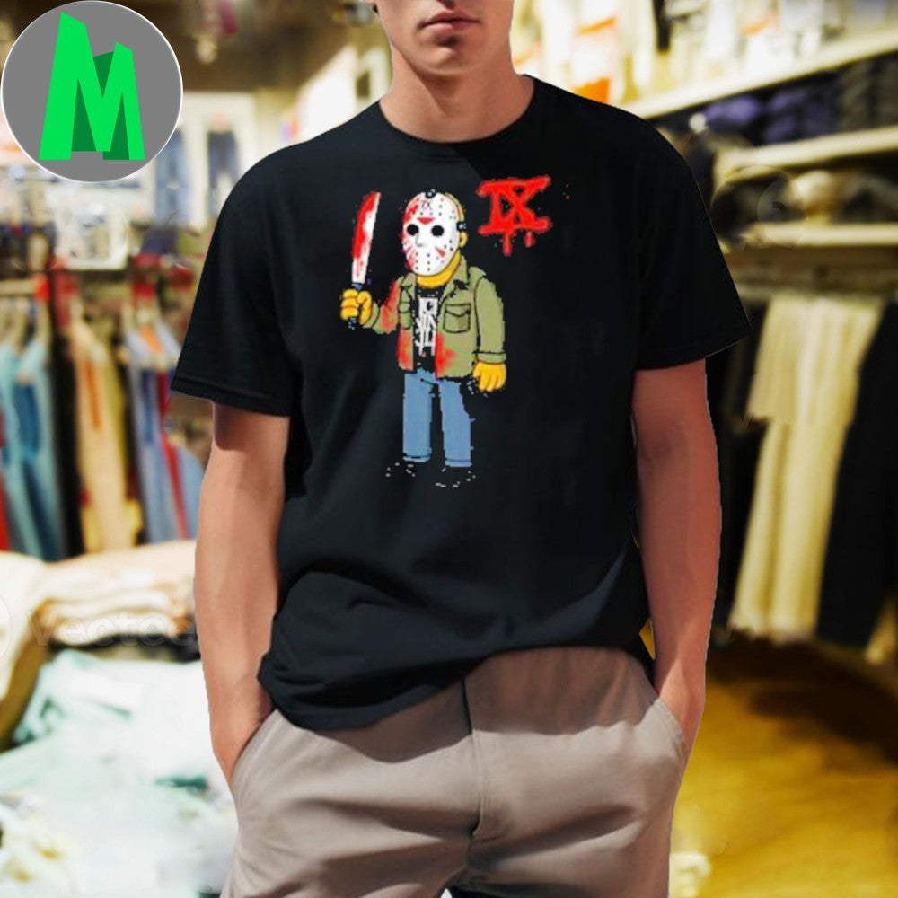 Design Ice Nine Kills Homer Simpson Jason Parody Horror Graphic T-Shirt