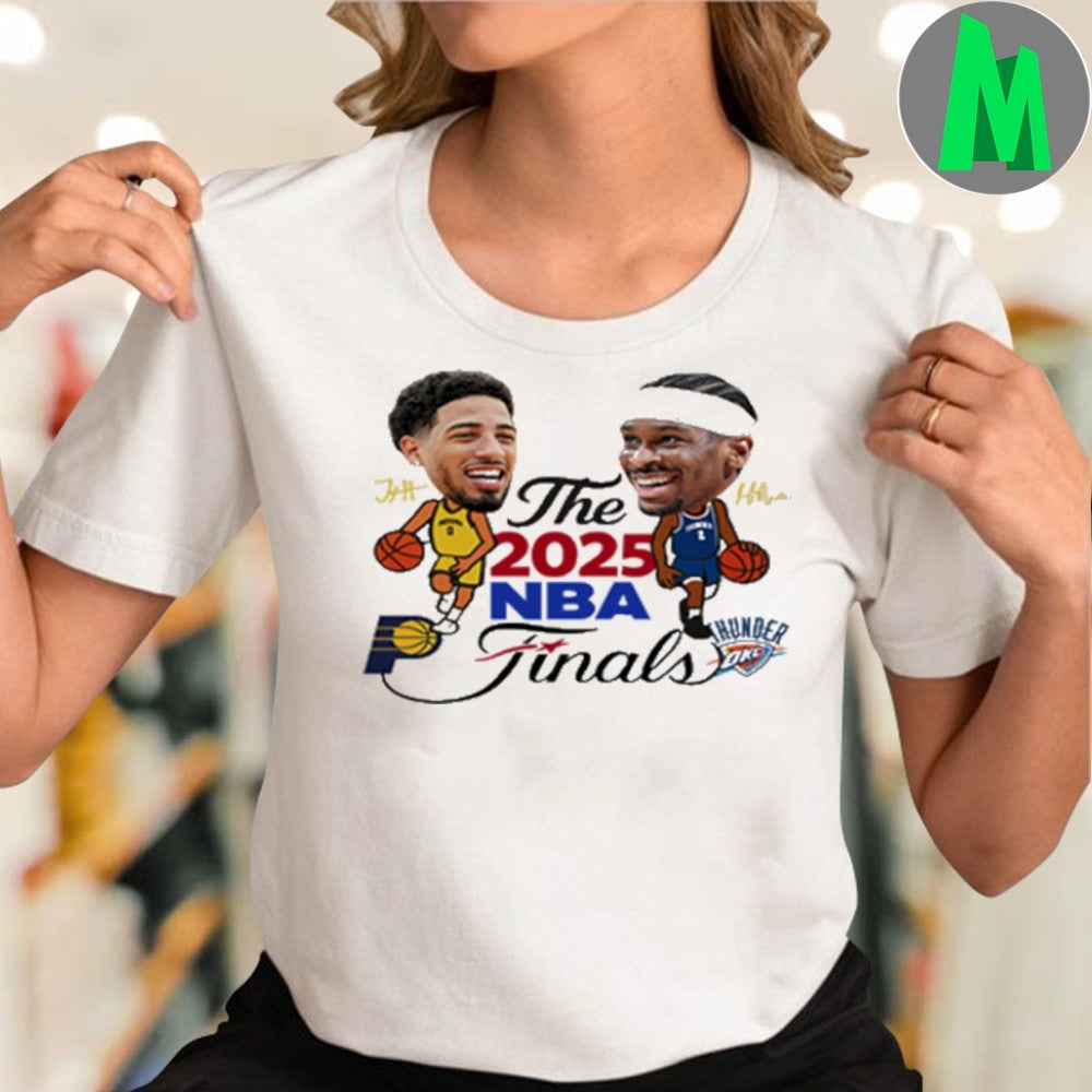 Design Indiana Pacers vs Oklahoma City Thunder The 2025 NBA Finals Graphic T-Shirt