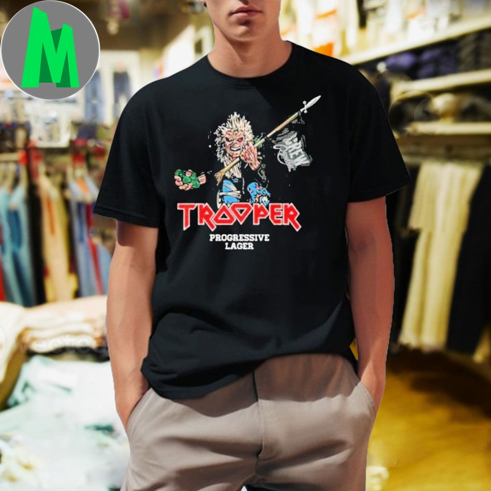 Design Iron Maiden x Trooper Beer Exclusive Celebrate Iron Maiden’s 50th Anniversary Shirt