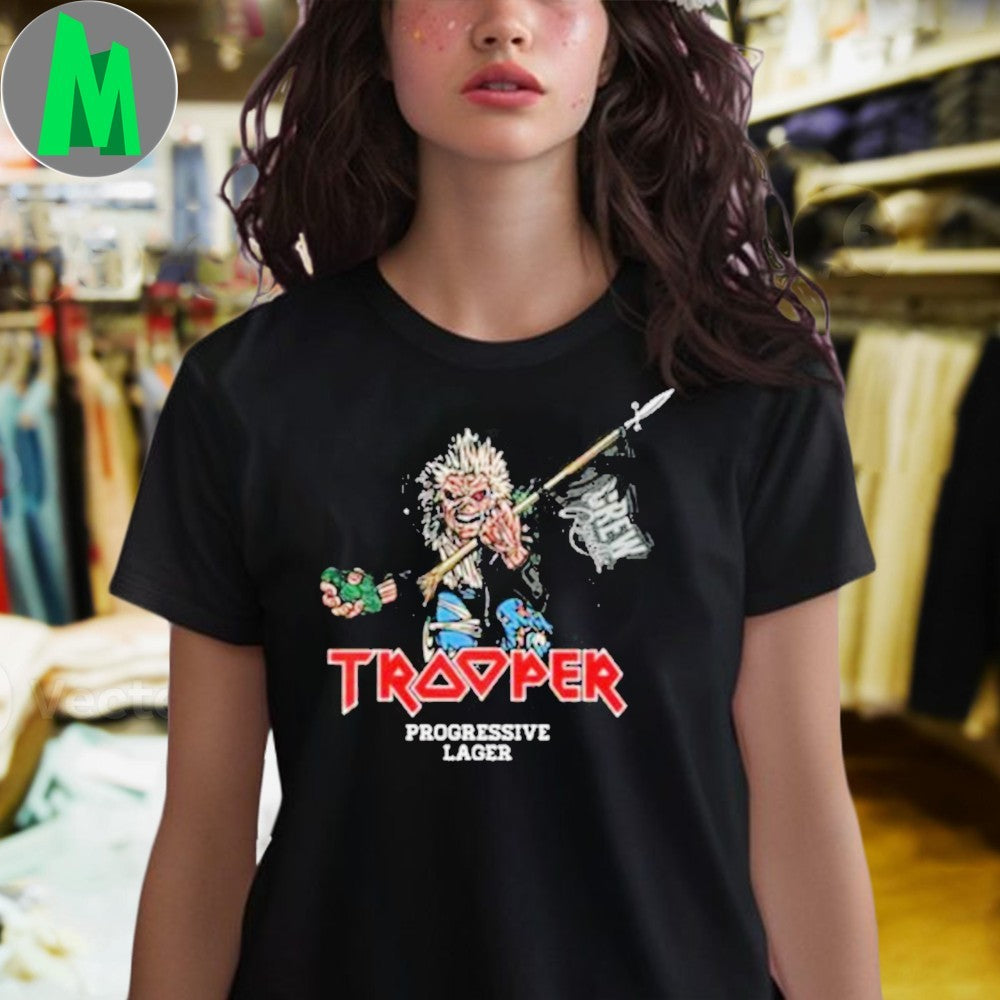 Design Iron Maiden x Trooper Beer Exclusive Celebrate Iron Maiden’s 50th Anniversary Shirt