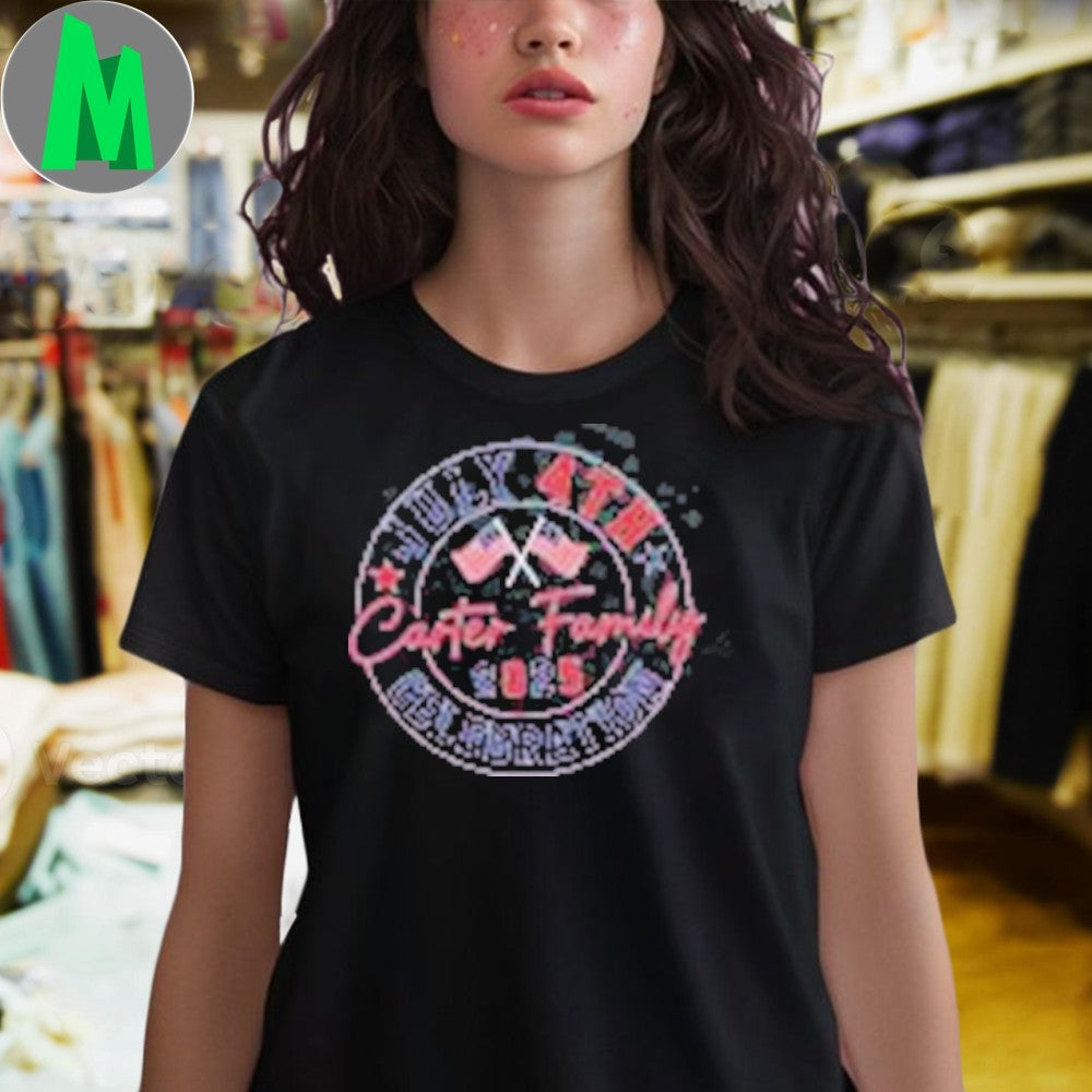 Design July 4th Carter Family 2025 Celebration Shirt
