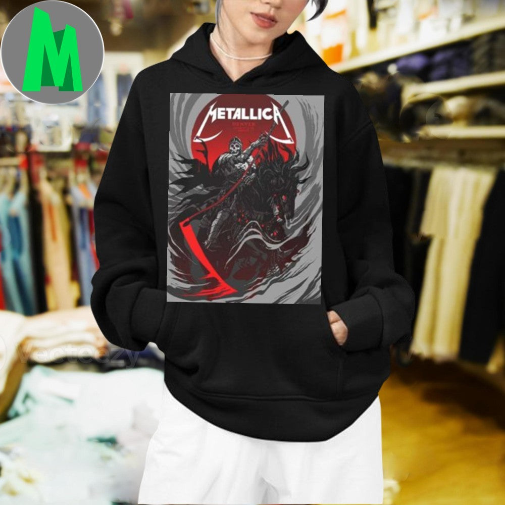 Design Metallica M72 Denver Pop-Up Shop Poster For Denver Colorado In Empower Field at Mile High On June 27 And 29 Tour 2025 Shirt