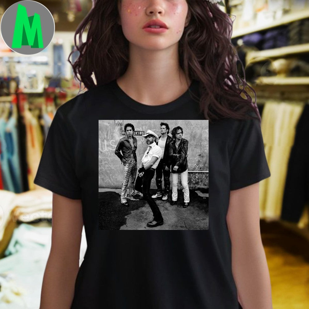 Design Metallica Rock Band Group Photo T-Shirt