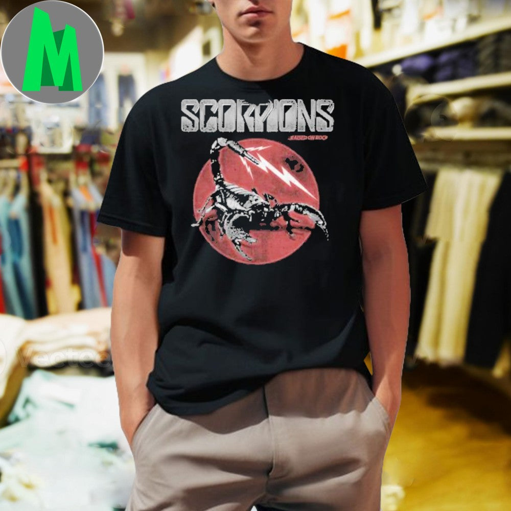 Design Scorpions European Tour 2025 Celebrating 60 Years Of Rock 1965-2025 Raised On Rock Shirt