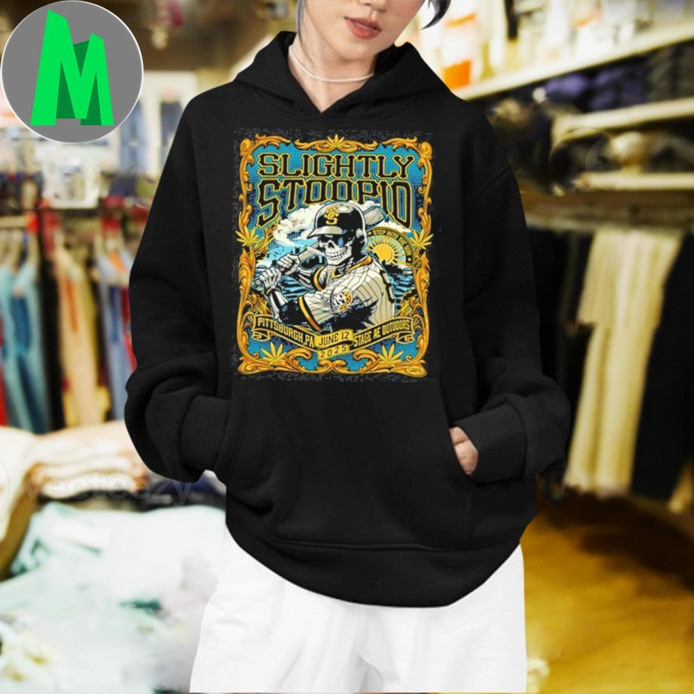 Design Slightly Stoopid Pittsburgh PA June 12 2025 Concert Shirt