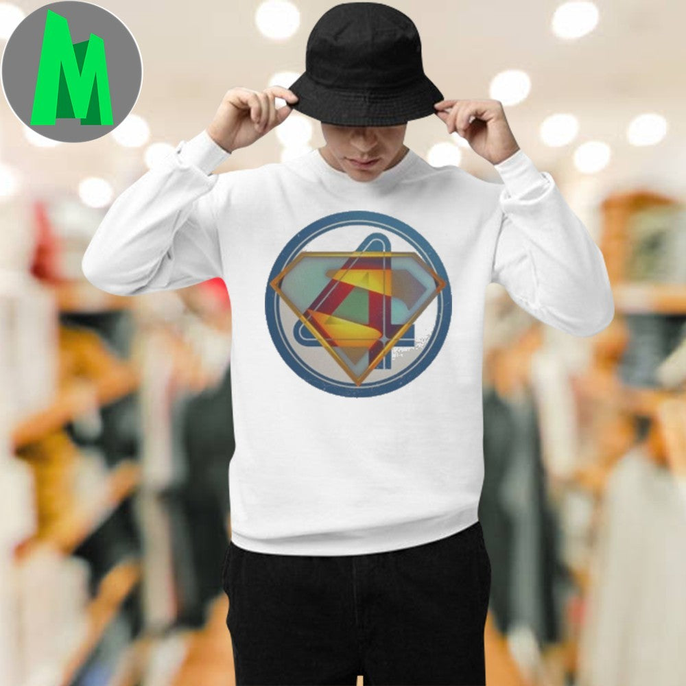Design Superman Fantastic Four Mashup Logo Graphic T-Shirt