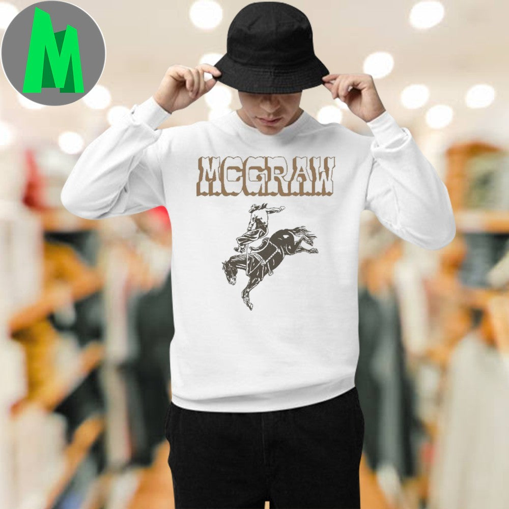 Design Tim McGraw Buckin’ Bronco Country Music Fan T-Shirt