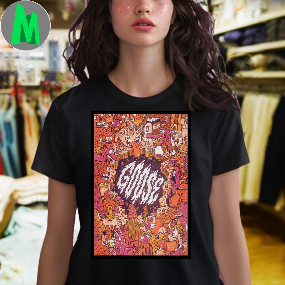 Design Tour 2025 Goose Las Vegas NV Brooklyn Bowl Monster Art Poster Shirt