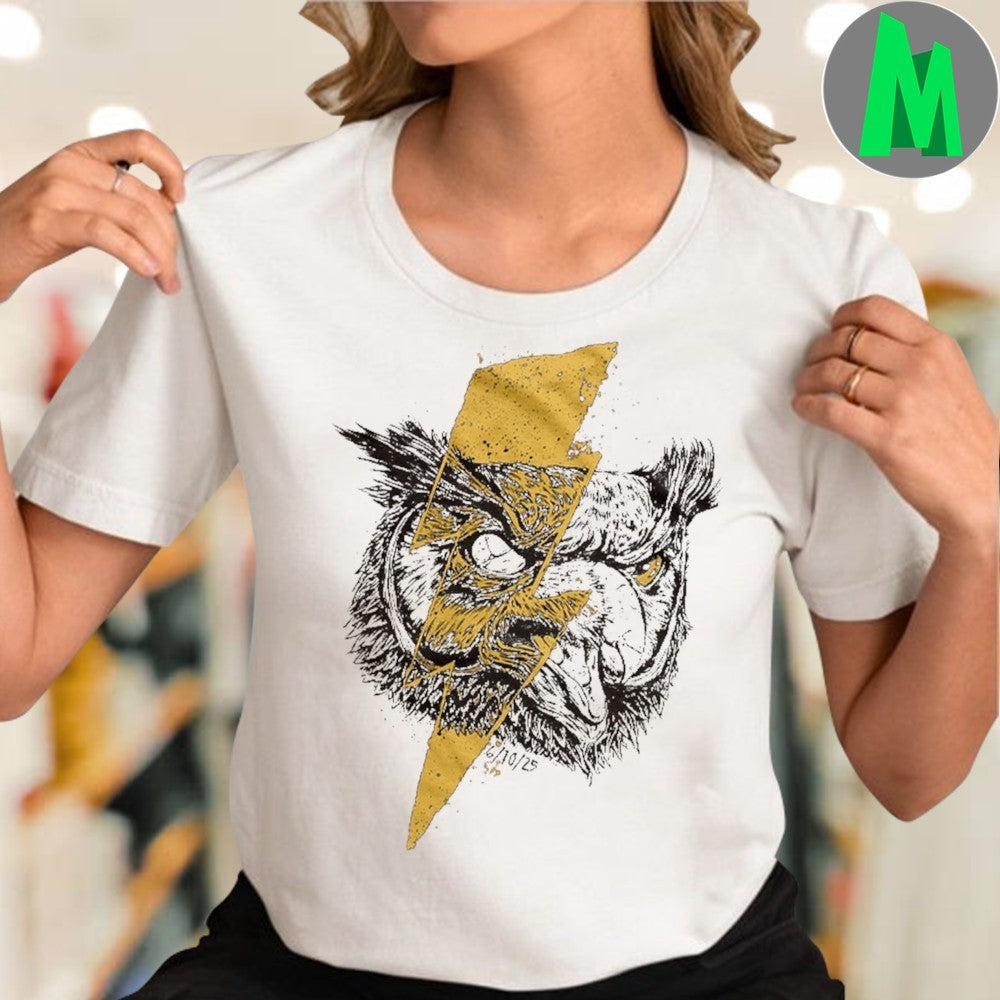 Design Whiskey Myers KettleHouse Amphitheater Bonner MT June 10 2025 Owl T-Shirt