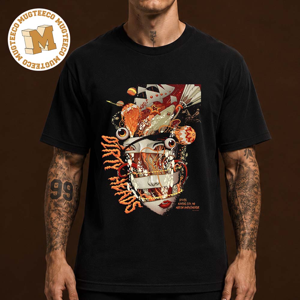 Dirty Heads Kansas MO 2026 Event Poster Morton Amohitheater At August 4 2026 Unisex T Shirt