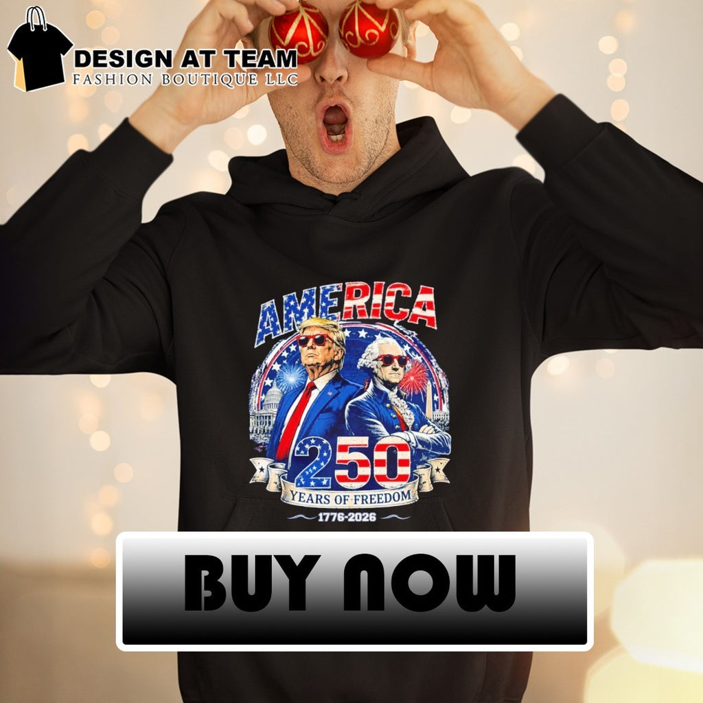 Donald Trump and George Washington America 250 years of freedom 1776 2026 shirt