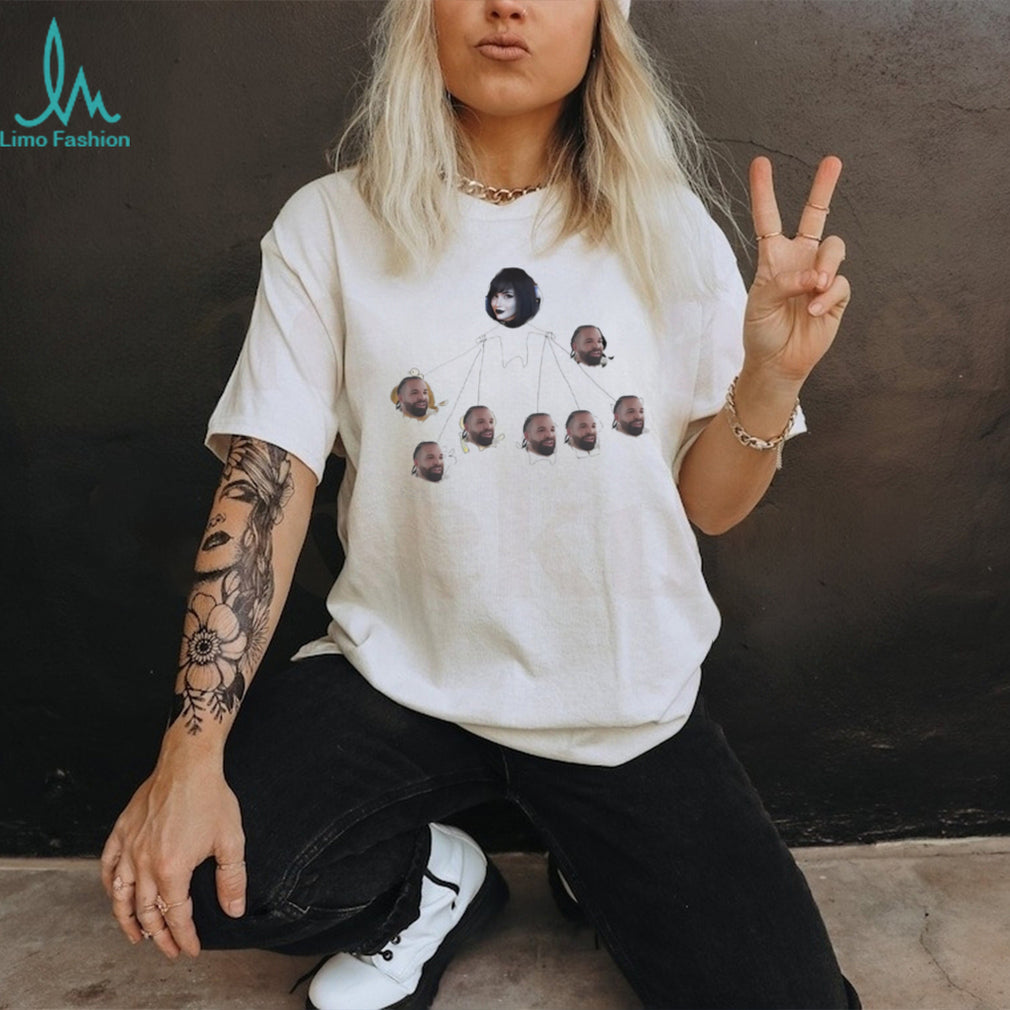 Drake and Goth Girl funny graphic shirt