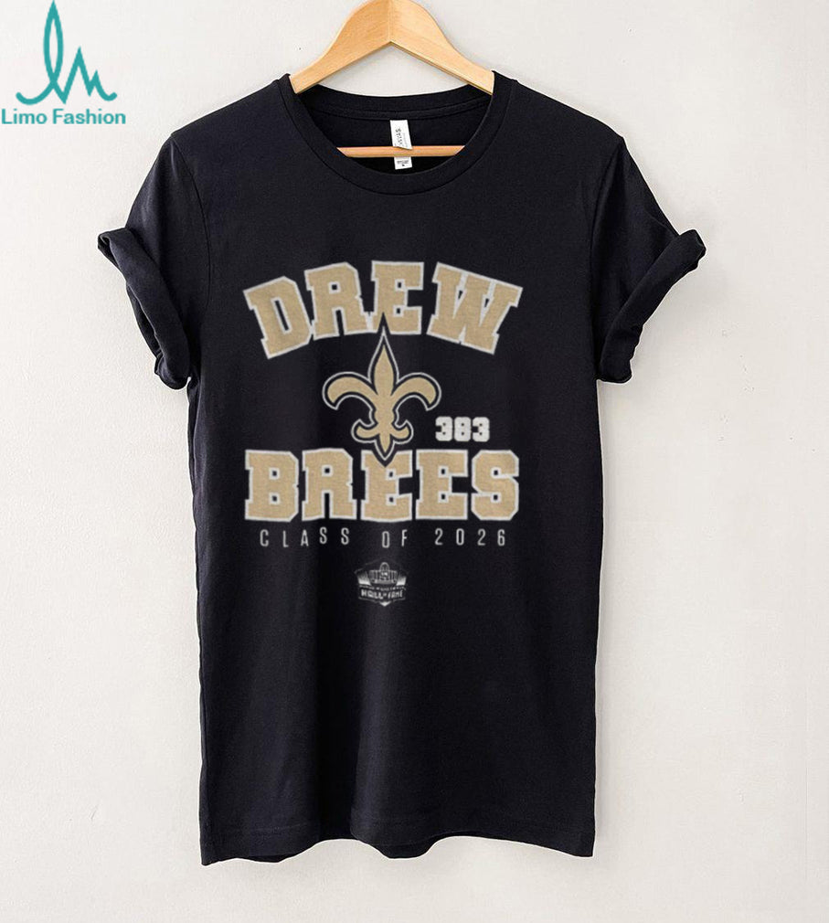 Drew Brees Saints Class of 2026 Enshrinee shirt