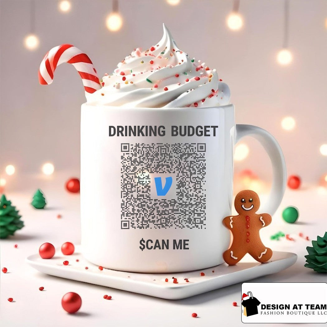 Drinking Budget Can Me QR Code shirt