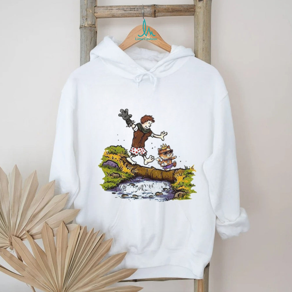 Dungeon Crawler Carl Carl and the Princess Calvin and Hobbes style shirt
