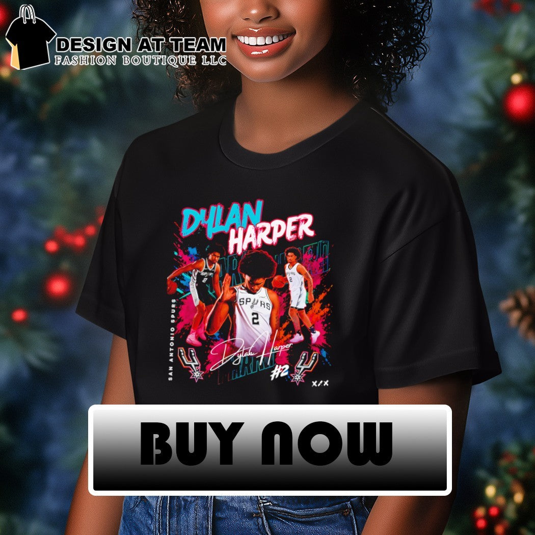 Dylan Harper San Antonio Spurs Basketball Jersey Dylan Harper #2 player team shirt