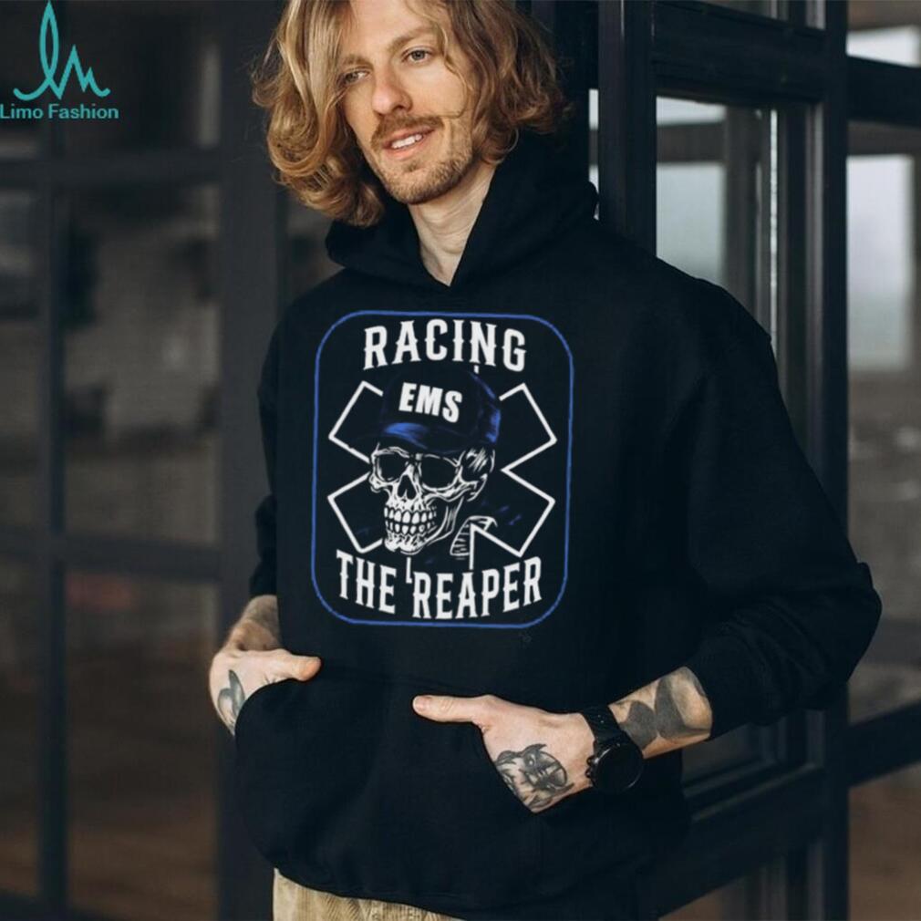 EMS Racing The Reaper Skeleton Medic Star of Life Shirt