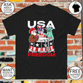 Eagle Uncle Sam and Statue of Liberty USA 250 Years of Freedom 4th of July shirt