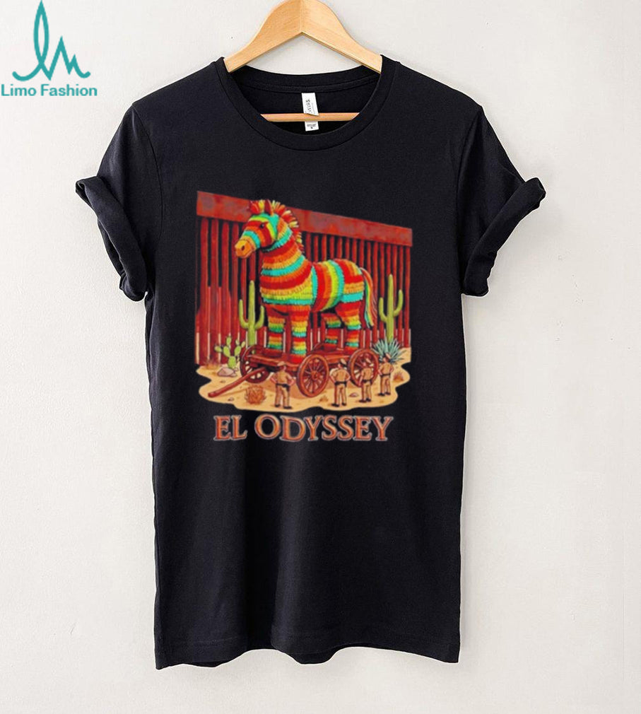 El Odyssey Trojan Horse Border Patrol Pinata shirt