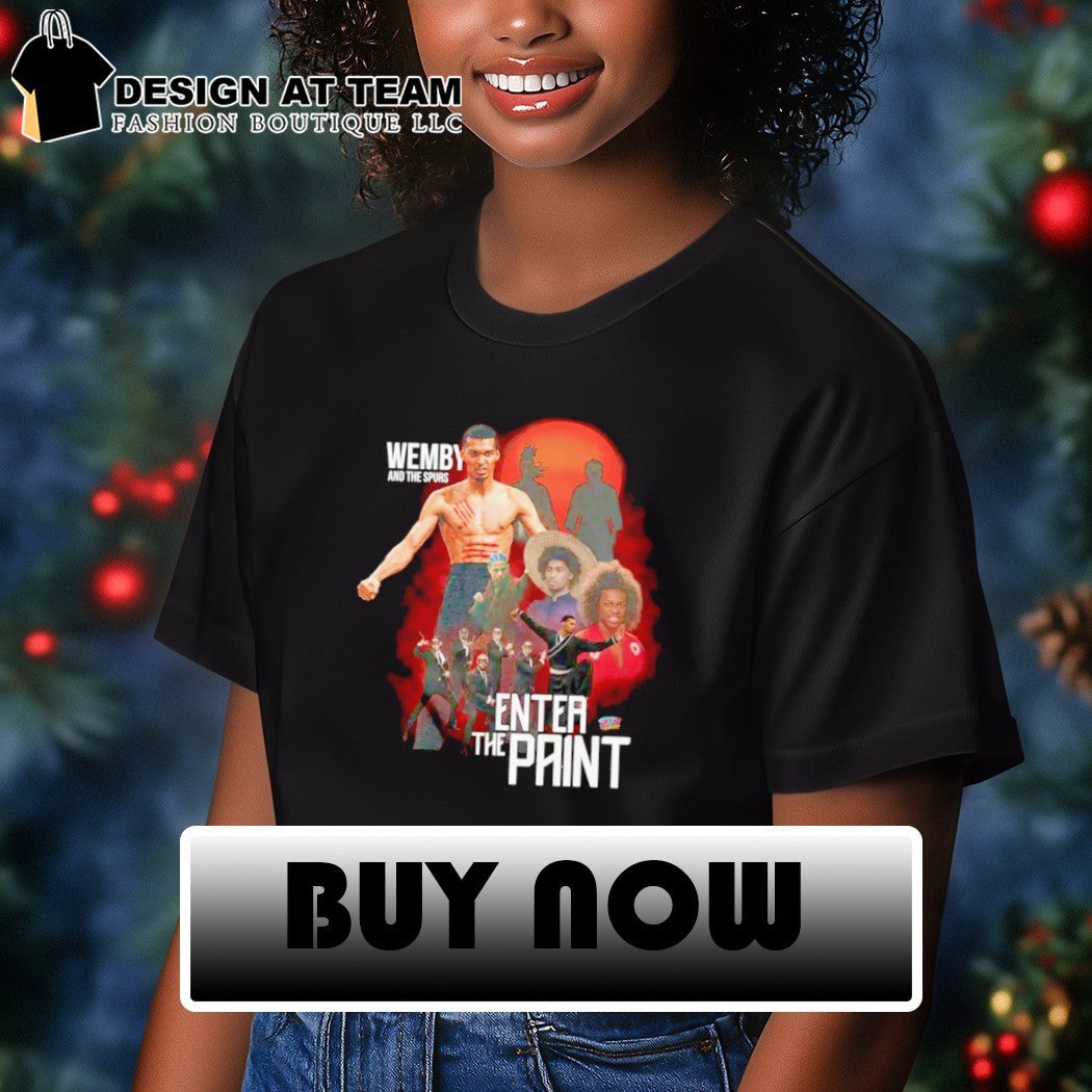 Enter the Paint Kung Fu Parody Victor Wembanyama shirt