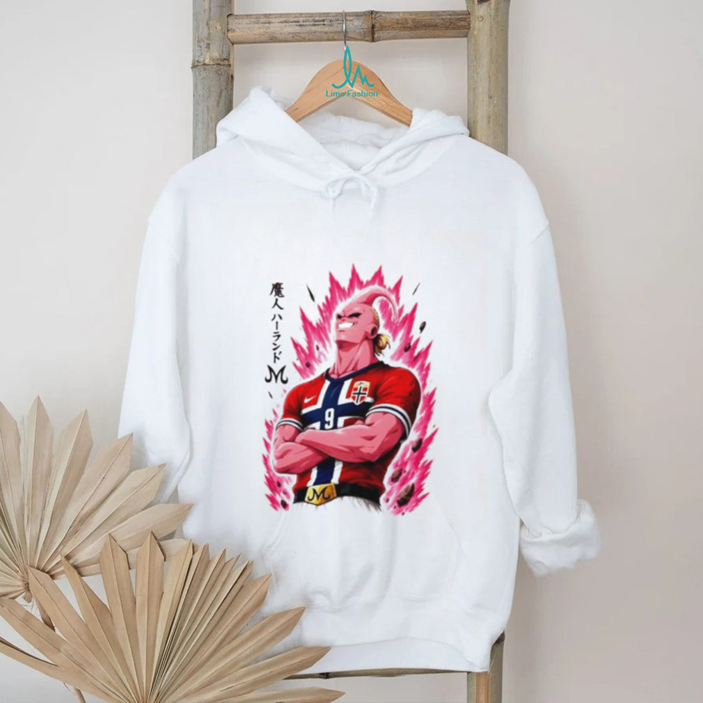 Erling Haaland Majin Buu Super Saiyan Norway Jersey shirt