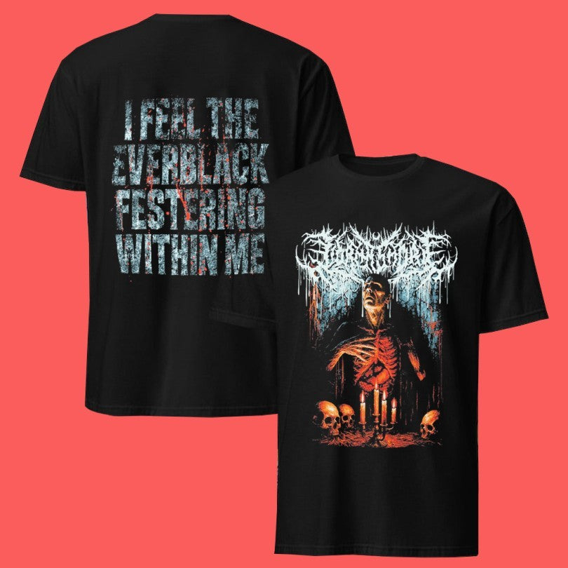 Lorna Shore Candle I Feel The Everblack Festering Within Me T-shirt