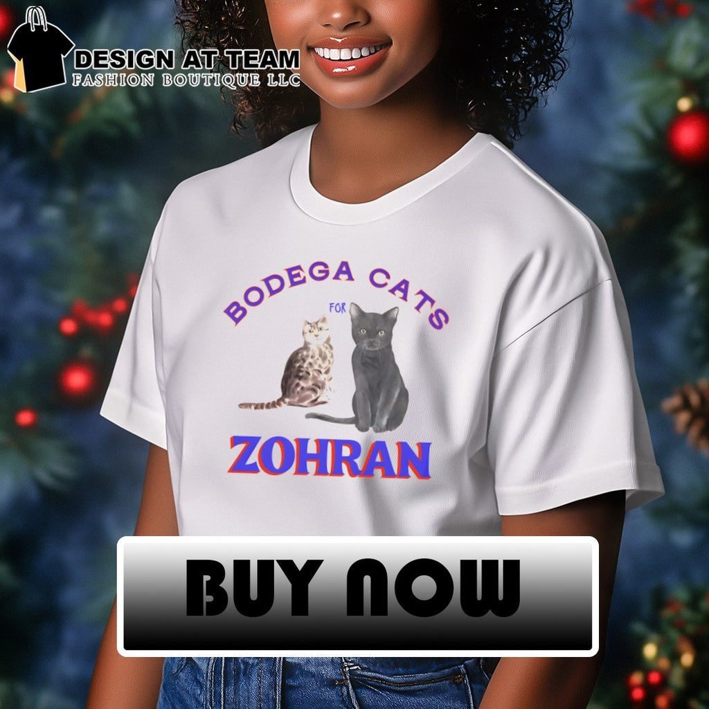 Felines Bodega Cats for Zohran Mamdani political shirt