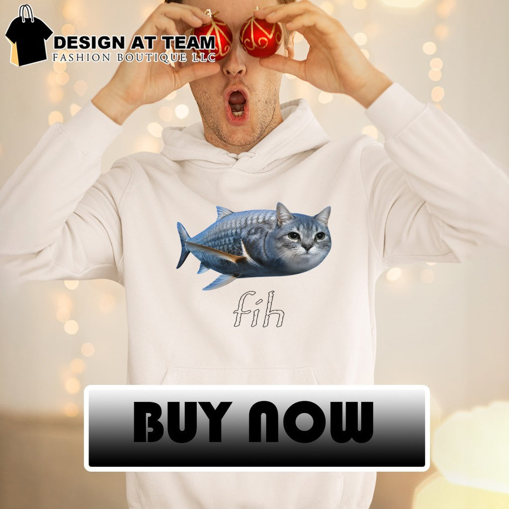 Fih Cat x fish brainrot meme shirt