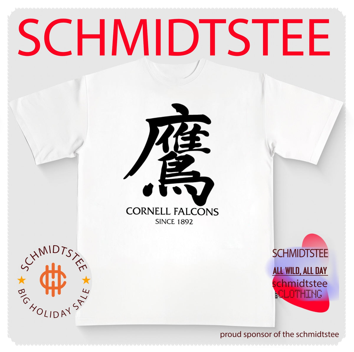 Finn Cole Cornell Falcons Japanese Kanji Since 1892 Shirt