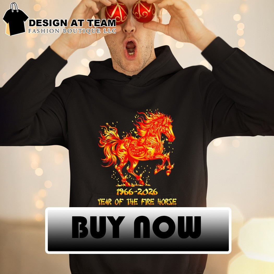 Fire Horse zodiac symbol animal 1966 2026 year of the fire horse shirt