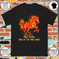 Fire Horse zodiac symbol animal 1966 2026 year of the fire horse shirt