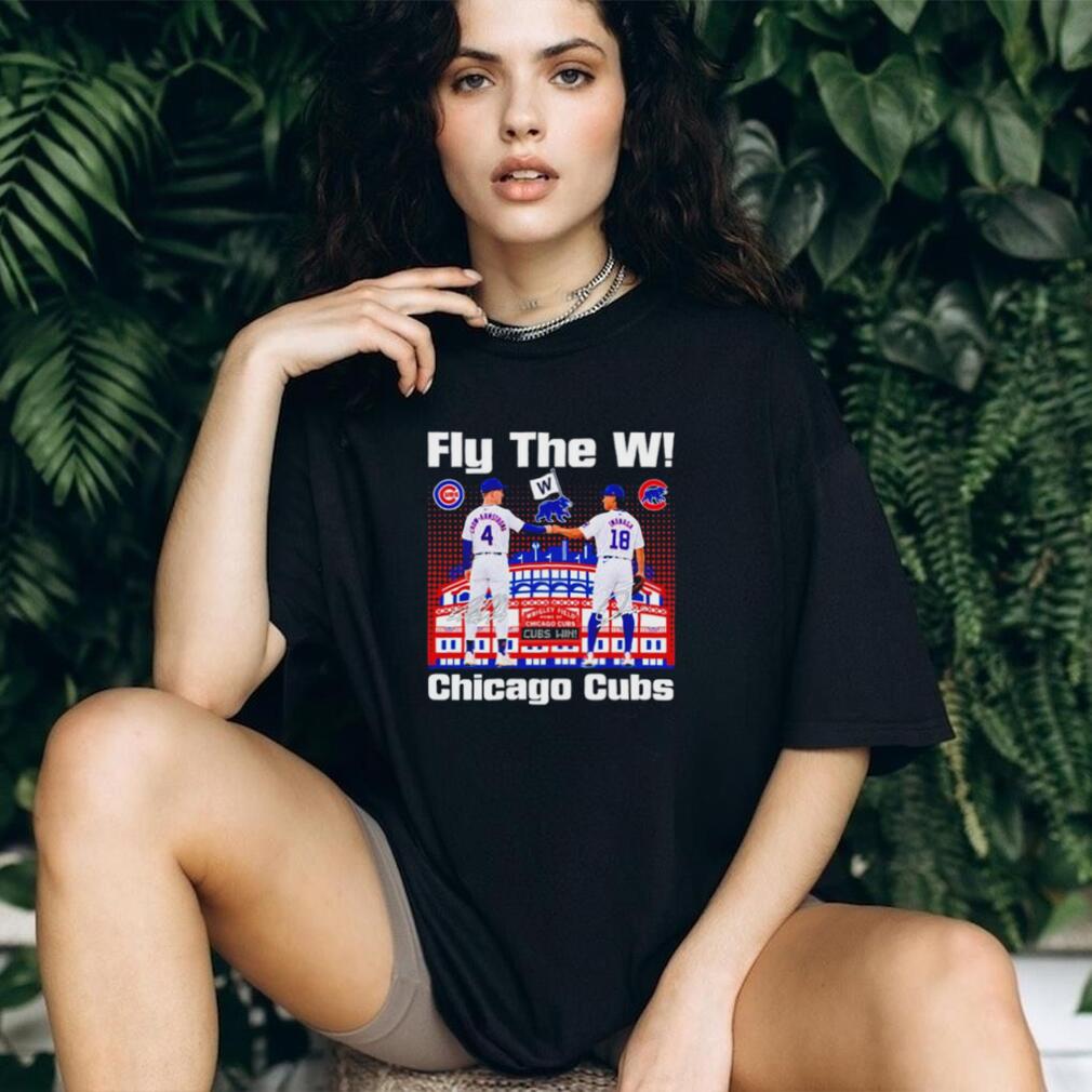 Fly The W Chicago Cubs Crow Armstrong and Imanage signature shirt