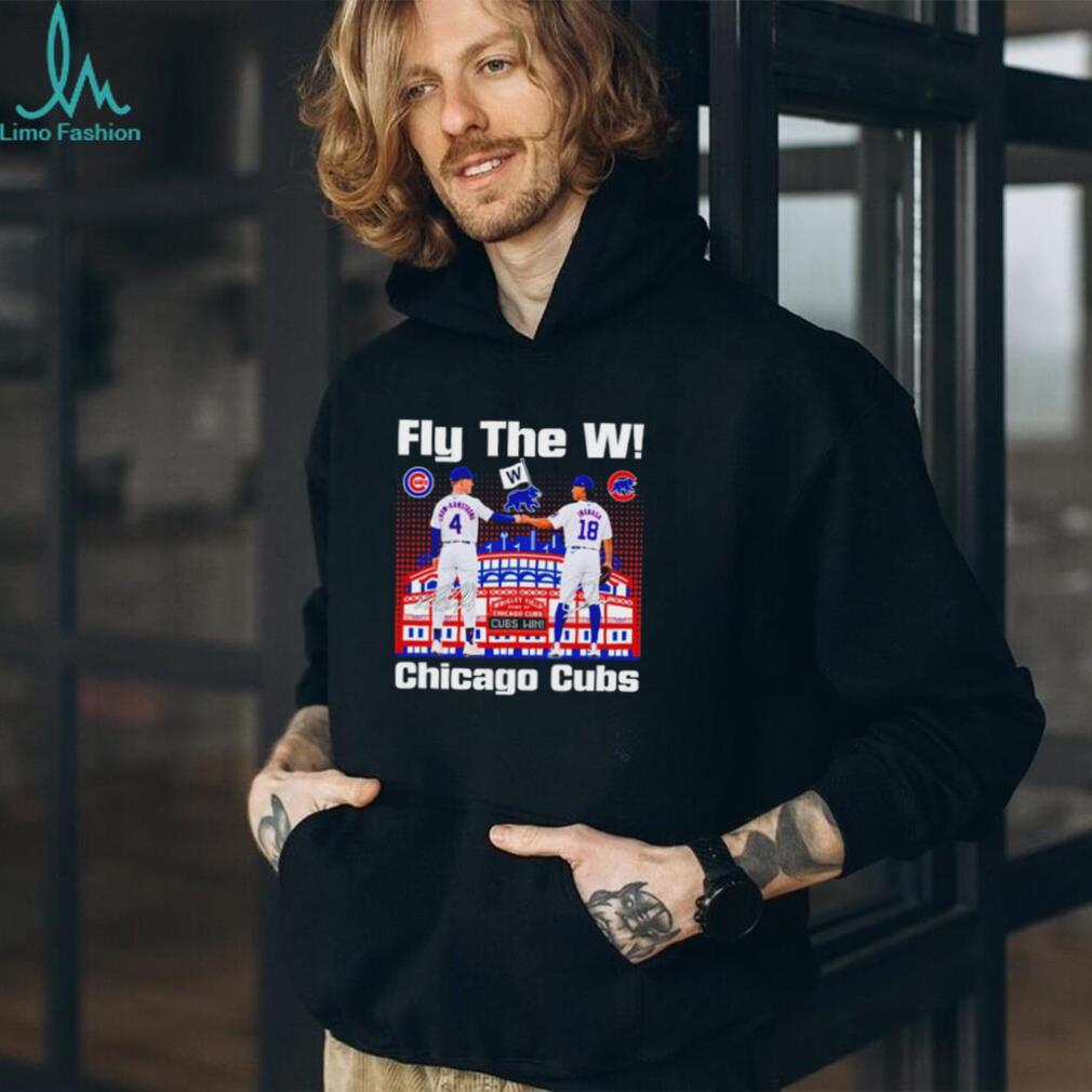 Fly The W Chicago Cubs Crow Armstrong and Imanage signature shirt