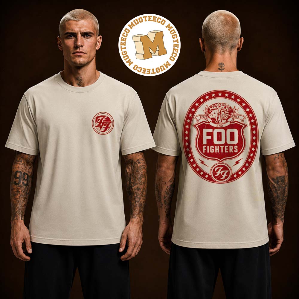 Foo Fighter Natural Caught Echo Exclusive Two Sided Unisex T Shirt