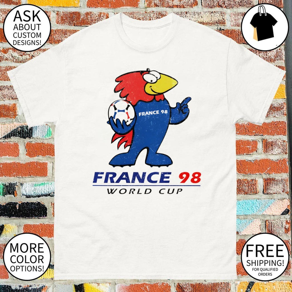 Footix Soccer Mascot Mascot France 98 World Cup 2026 shirt