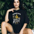 Frankenstein pumpkin spice make me feel alive shirt