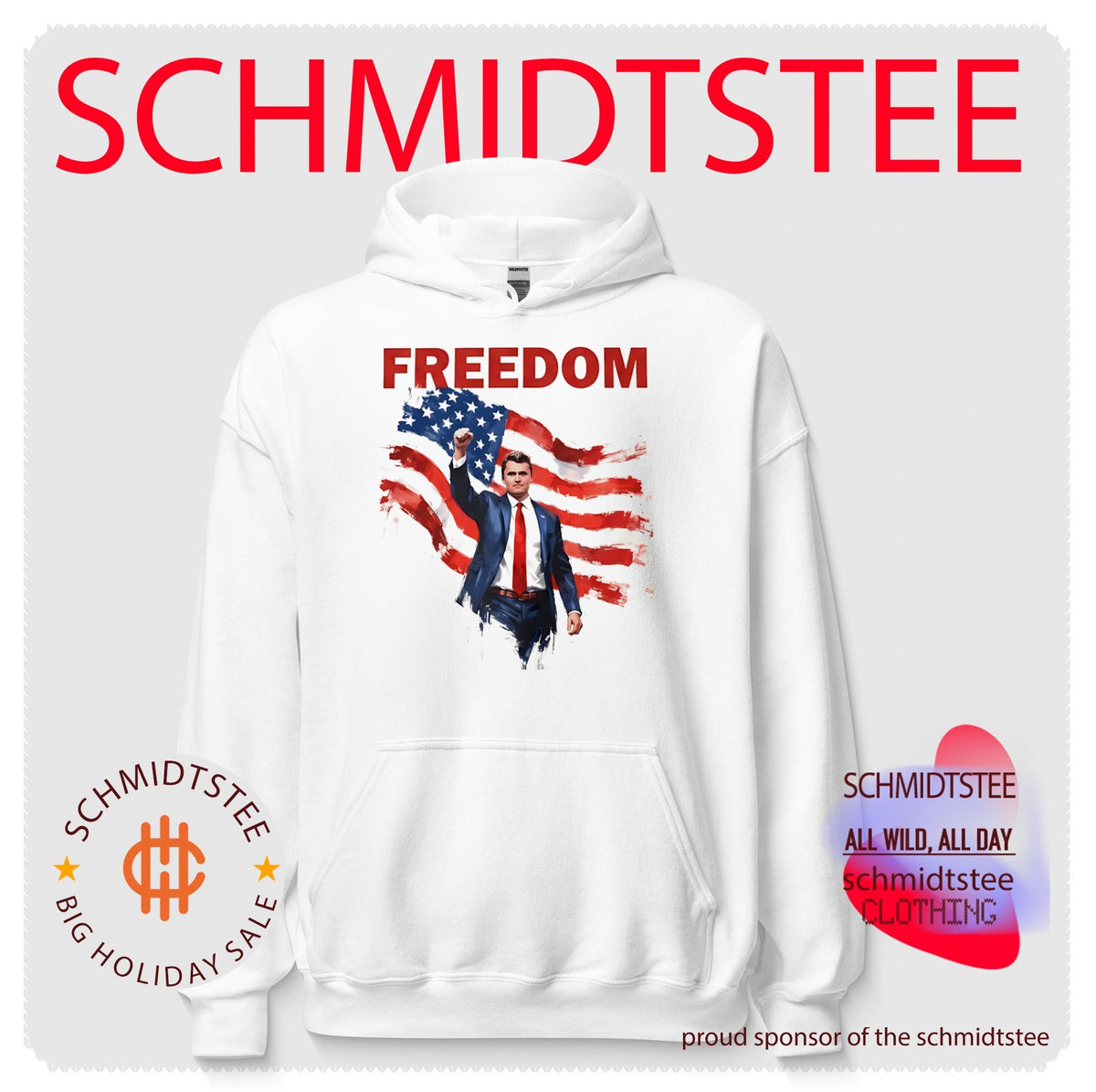 Freedom Charlie Kirk Memorial USA flag shirt