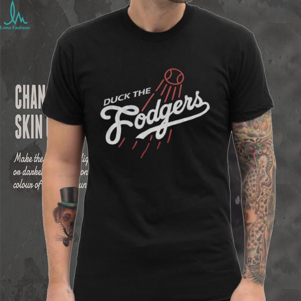 Fuck The Dodgers duck the Fodgers parody football fan shirt